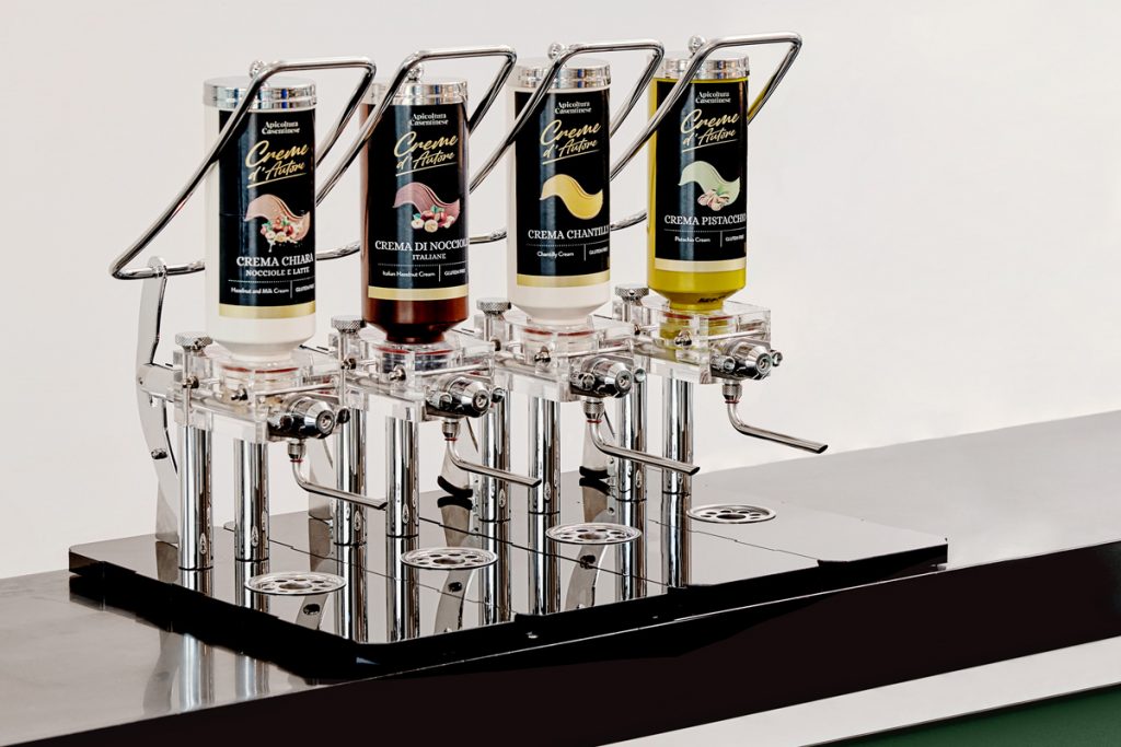 Creme d'Autore line dispensers